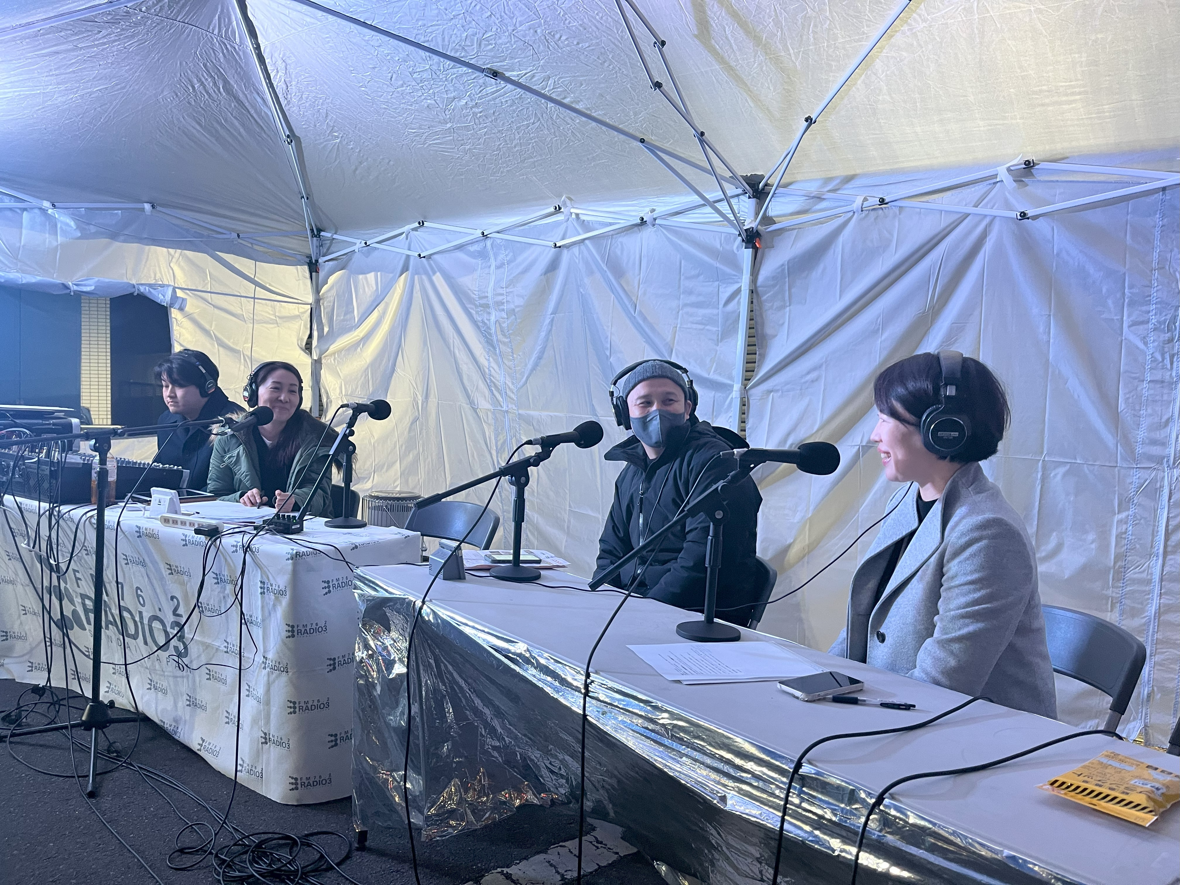 3/11のラジオ3特別番組へ横浜市のコミュニティFM「FMサルース」様にご出演いただきました！