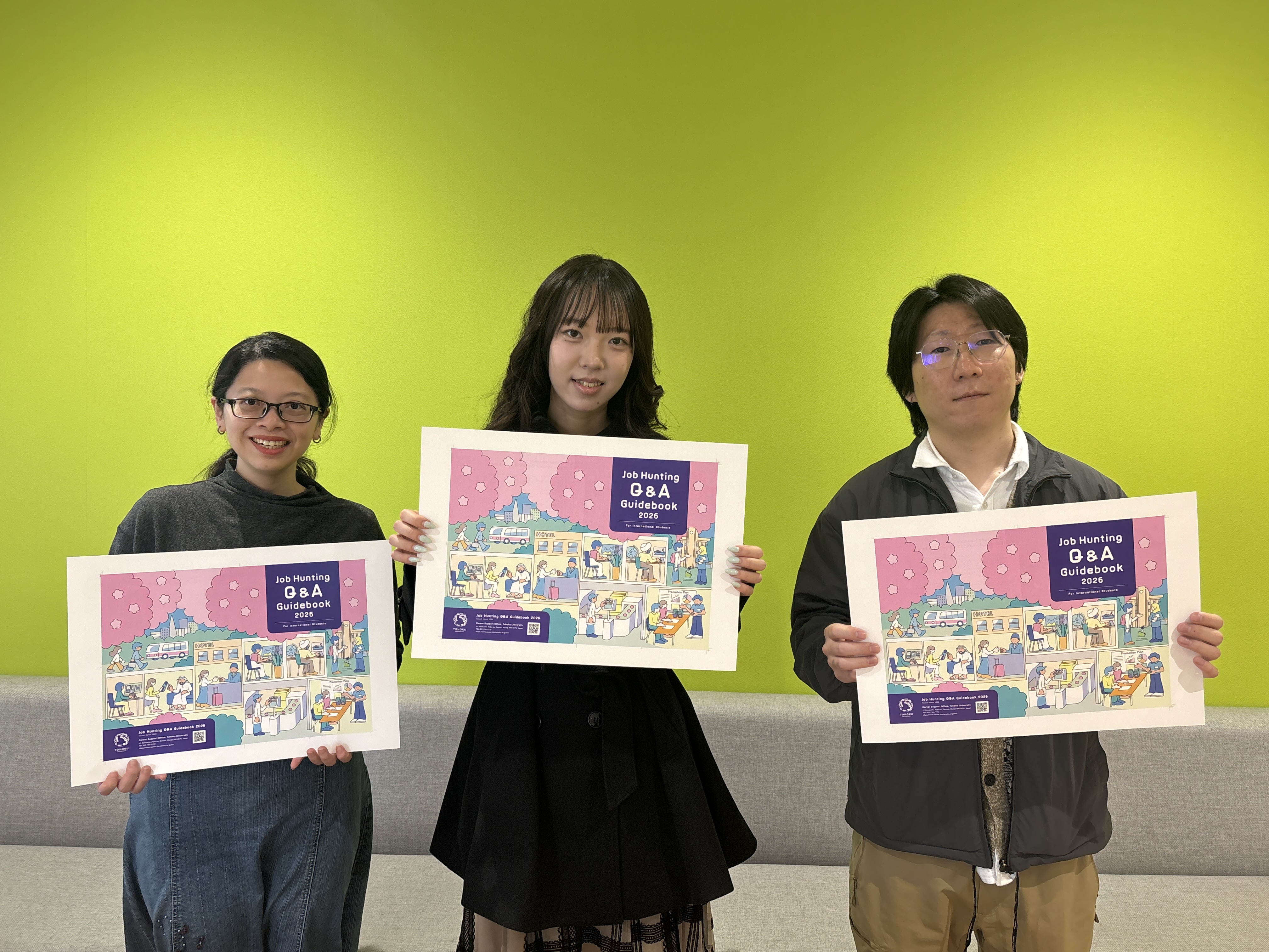 東北大学留学生×ユーメディア。「東北大学の留学生向けキャリアガイド（英語版）」制作の様子をレポート！